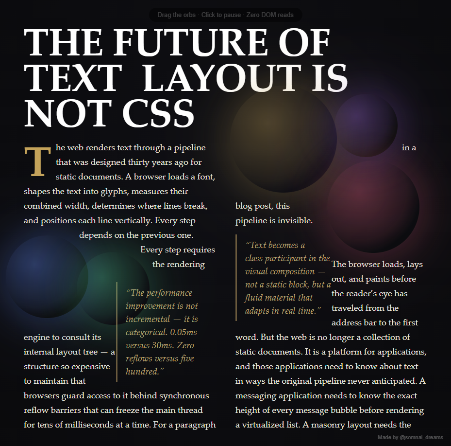 Pretext Editorial Engine demo